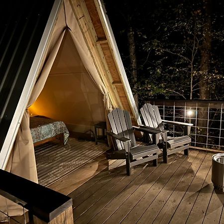 Bohamia - Cozy A-Frame Glamp On 268 Acre Forest Retreat Talladega Exterior photo
