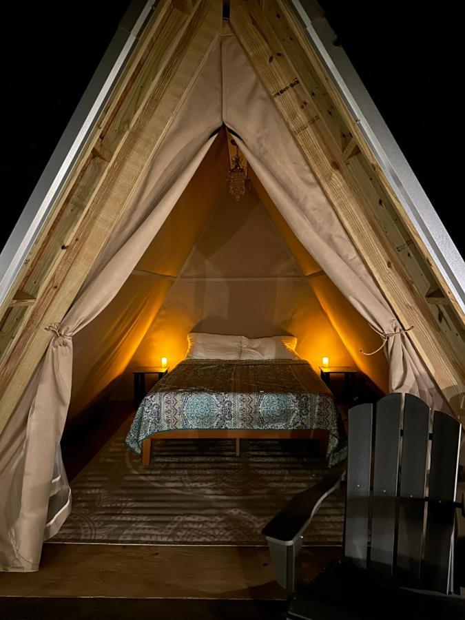 Bohamia - Cozy A-Frame Glamp On 268 Acre Forest Retreat Talladega Exterior photo